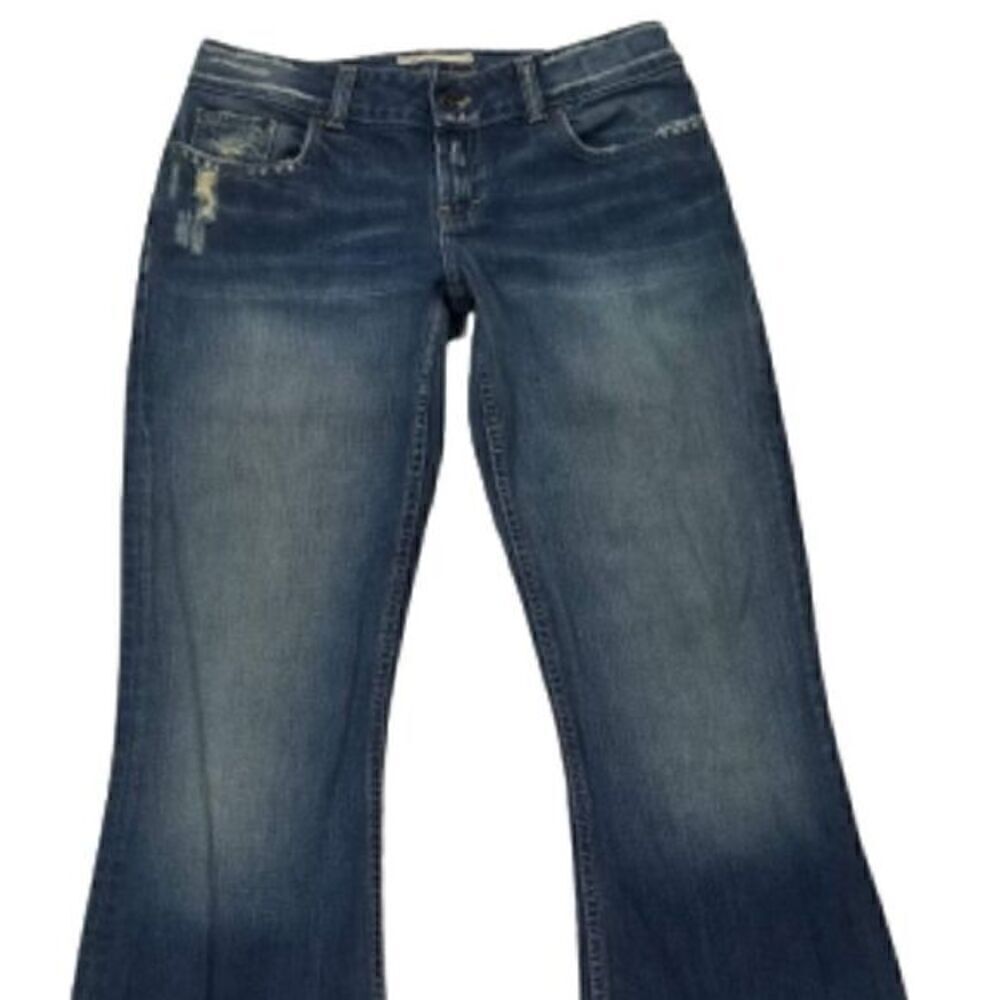 BKE Denim Culture Distressed Bootcut Jeans - Picture 2 of 9